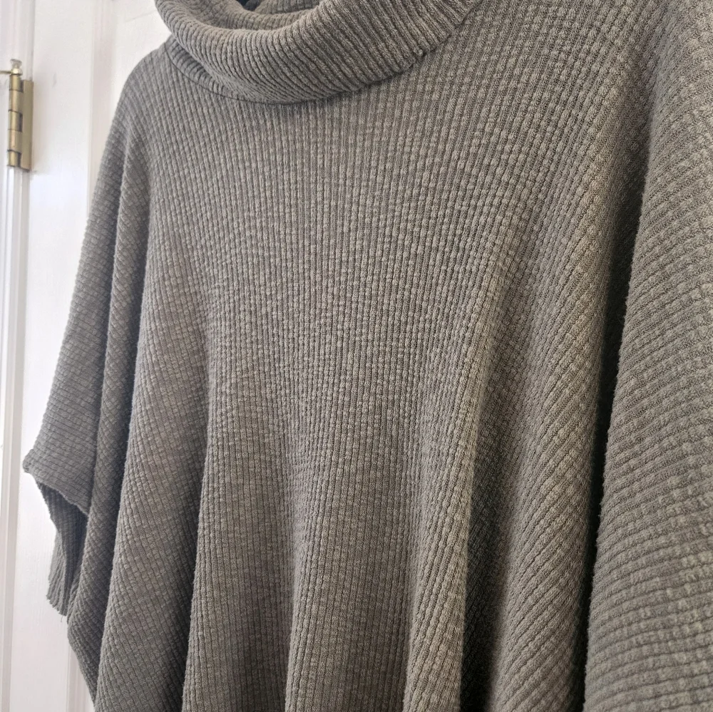 Free People Beach Womens World Traveler Open Split Back Top Ribbed Cowl Neck XS